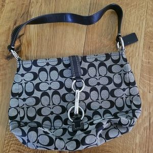 Black Signature Coach Bag